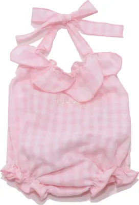 Immagine prodotto di 7927AC costume intero bimba girl NANAN Cotone pink/white checked swimwear