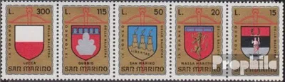 Produktbild von Briefmarken San Marino 1974 Mi 1070-1074 Fünferstreifen (kompl.Ausg.) postfrisch Armbrustturnier