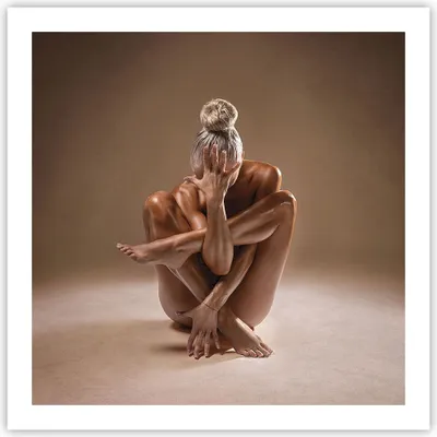 Produktbild von Poster - Poster ohne Rahmen - Nackt Frau Figur - 60x60 cm - Wand Bild - Wanddeko - Wandbilder - Kunstposter - Wandposter - Bilder - Kunstdruck - Wanddekoration - Wandbild - P2XAC60x60-4775