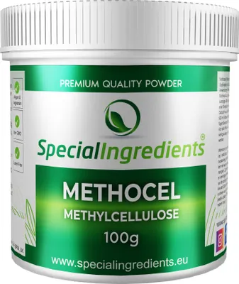 Produktbild von Special Ingredients Methylcellulose-Pulver 100 g - Gereinigte Cellulose, Verdickungsmittel, Bindemittel, Stabilisator & Emulgator, Lebensmittelqualität