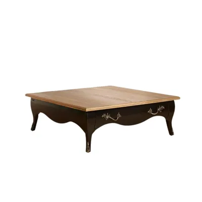 Produktbild von Quadratischer Couchtisch mit 1 Schublade aus Eiche