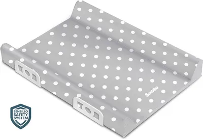 Produktbild von SENSILLO Sicherheitssystem Versteifter Wickeltisch, 70 cm - Muster Gray Dots