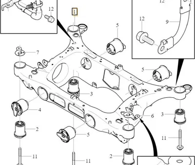 Zdjęcie produktu dla VOLVO C40 XC40 Przednie zawieszenie do sanek 32333366