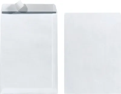 Produktbild von Versandtaschen C5 Haftklebung VE=20x25 Stück weiß 90g/qm