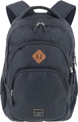 Produktbild von travelite Freizeitrucksack Rucksack mit Laptopfach Basic Melange Backpack 22L Uni Marine dunkelblau