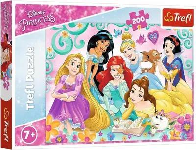 Produktbild von TREFL Puzzle Happy World of Princesses 200 Teile