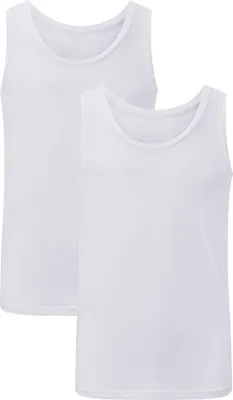 Produktbild von Bamboo Basics Tanktop Stef - Optical White - 2-Pack, Farbe:Optical White, Größe:S
