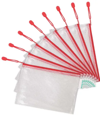 Imagen del producto de Tarifold, carpeta con cierre de cremallera, formato DIN A5, PVC, color rojo