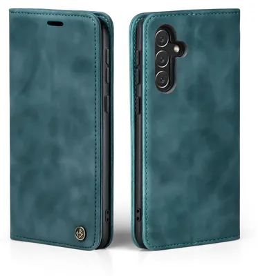 Produktbild von Handy Hülle für Samsung Galaxy A54 5G Klapphülle Bookcase Flip Cover Handy Tasche Etui Farbe: Petrol