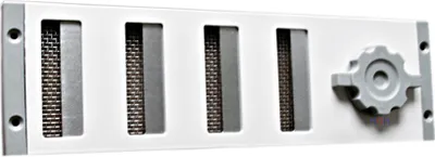 Produktbild von Lüftungsgitter LG 3009 SW Schiebegitter Alu Weiß 300 x90 Zuluft Abluftgitter