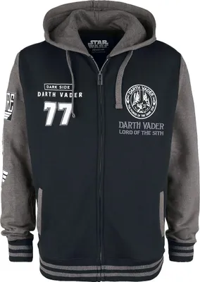 Produktbild von Star Wars Kapuzenjacke Herren Darth Vader schwarz/dunkelgrau M