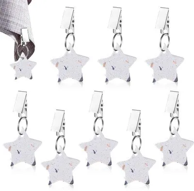 Produktbild von Stein-Tischtuchgewichte, 8-teilig, für Outdoor, Party, Dekoration