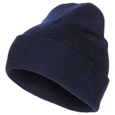 Produktbild von MFH Rollmütze, 100 % Wolle, fein gestrickt, blau
