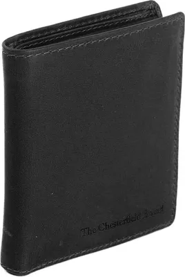 Image de The Chesterfield Brand Cuir porte-monnaie Anas Billfold Black noir