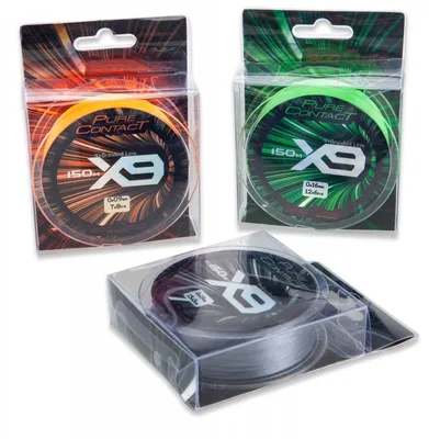 Immagine prodotto di Iron Claw Pure Contact X9 150m / Arancione/Verde/Grigio/ filo intrecciato