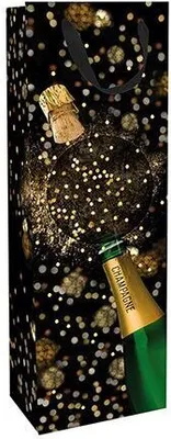 Produktbild von Braun & Company Geschenktragetasche Champagnerfest 12 x 37 x 8 cm