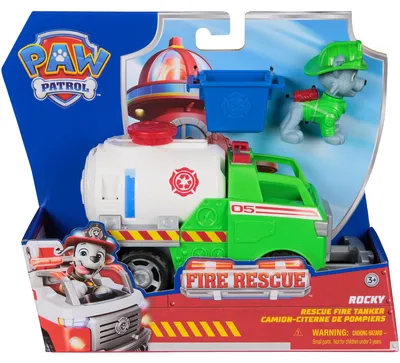 Obrázok produktu pre PAW Patrol PAW VHC Fire Rsc Lrg Vhc Rocky GML, Nákladné auto, 3 rok / roky, Plast, Viacfarebný
