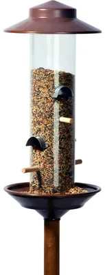 Imagen del producto de Comedero vertical de plástico para aves