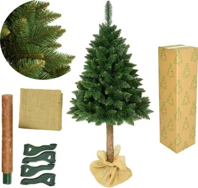 Obrázok produktu pre nabbi Vianočný stromček na pni Christee 6 180 cm - zelená
