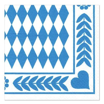Immagine prodotto di Papstar tovaglioli in tessuto blu bavarese 33 x 33 cm 250 pezzi