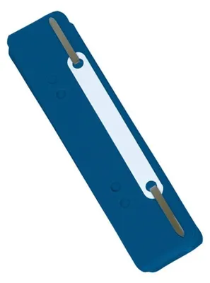 Image de Pinces à reliure en PP avec perforation (25pcs) - bleu foncé