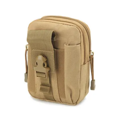 Produktbild von Molle Pouch Handytasche in Coyote Tan (beige), Mehrzwecktasche, Gürteltasche, Hüfttasche, Military Tasche