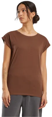 Produktbild von Build Your Brand Damen T-Shirt Ladies Extended Shoulder Tee, lang geschnittenes