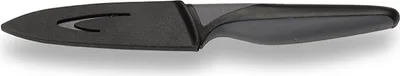 Produktbild von Echtwerk BlackSteel Schälmesser, Gemüse Messer, Gemüsemesser, Küchenmesser, Stahl / Kunststoff, Schwarz, 9 cm, EW-SS-0150