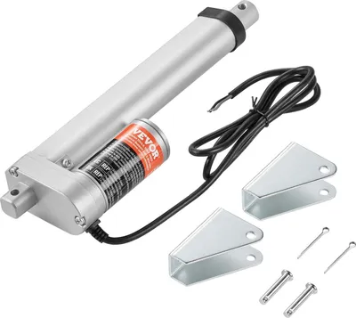 Image de 1000N Actionneur linéaire DC 12V Actionneur linéaire IP54 Moteur électrique linéaire 150mm de course Niveau sonore ≤50dB Gâche électrique 14mm/s Vitesse de déplacement Technique linéaire Actionneur de réglage
