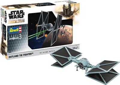 Productafbeelding van Revell Star Wars The Mandalorian modelbouwsset 1/65, Outland TIE Fighter, 16 cm