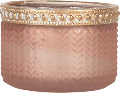 Produktbild von Clayre & Eef Teelichthalter Ø 7x4 cm Rosa Glas