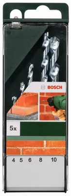 Immagine prodotto di Set di punte per muratura Bosch da 5 pezzi