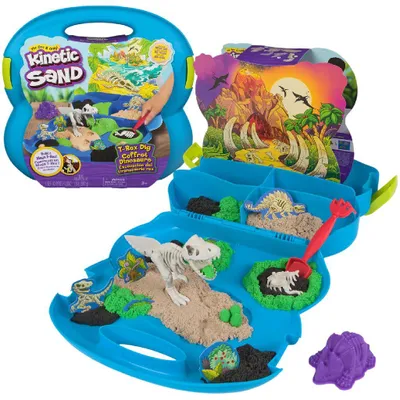 Obrázok produktu pre Kinetic Sand KNS ACK T Rex Dig F24 MX GML, Detský kinetický piesok, 3 rok / roky, Viacfarebný