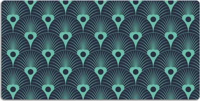 Produktbild von Schreibtischmatte Tischunterlage 120x60 cm Mauspad - Neondesign