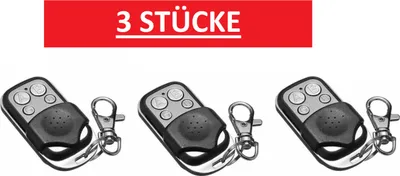 Produktbild von BELIFE 3er Pack Ersatz Handsender für EcoStar Liftronic 500 700 800 - Kein Original EcoStar - Nicht für 433 MHz BiSecur (Liftronic 700-2, 800-2 ab 02/2021) - Vorteilspaket inkl. deutscher Programmier-Anleitung