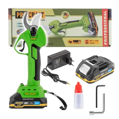 Zdjęcie produktu dla Akumulatorowe nożyce do gałęzi Procraft ES25Li