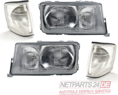 Immagine prodotto di Johns, set di indicatori di direzione per Mercedes W201 H4 H3 lin. r. 190 82 a 93 2018207561 2018207961 2018200161 A2018200161 A2018207561 20182