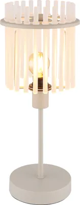 Produktbild von GLOBO Lighting Tischleuchte GORLEY DH 15x37.50 cm beige Tischlampe