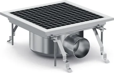 Produktbild von Chefgastro Bodenablauf HORMIGA 300 Edelstahl AISI 304 quadratisch HxBxT 19.5x30x30 cm 4 kg