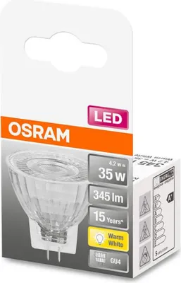 Obrázek produktu pro Osram STAR LED žárovka Teplá bílá 2700 K 4 W GU4 F
