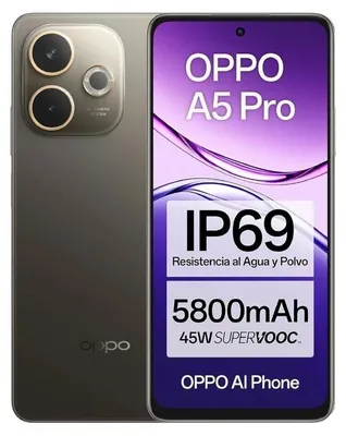 Imagen del producto de OPPO A5 Pro 6.67" HD+ 256GB 8(+8)GB Black Brown