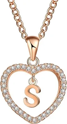 Produktbild von Elegante Halskette Buchstabe S/Gold für Damen KP5202