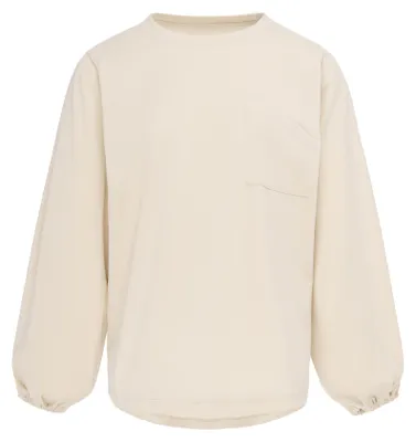 Produktbild von Damen Bluse beige S reguläre Passform Rundhalsausschnitt Baumwolle