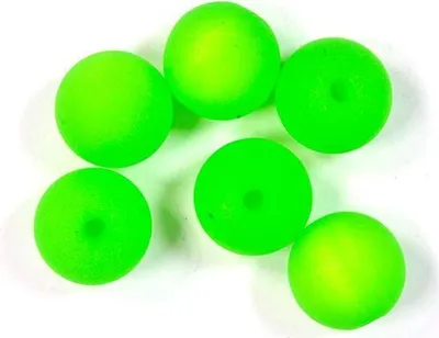 Produktbild von Polaris Perle rund hellgrün matt 10 mm Lochgröße 1,5 mm