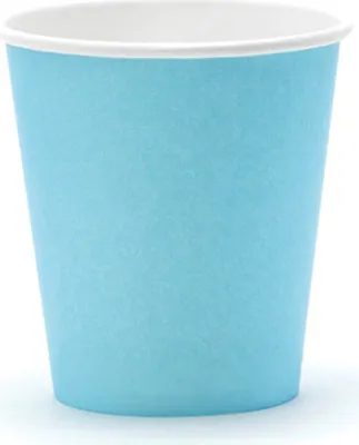 Produktbild von 6 Pappbecher, blau