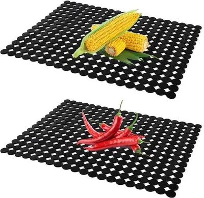 Obrázek produktu pro Ochranná podložka z PVC, 30 x 40 cm, dekorativní podložky pod umyvadlo