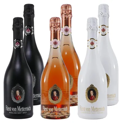 Produktbild von Fürst von Metternich Sekt Mix-Paket (6 x 0,75L)
