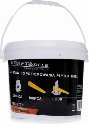Obrázek produktu pro Sada pro vyrovnání dlaždic Kraft&Dele KD10774, 2 mm