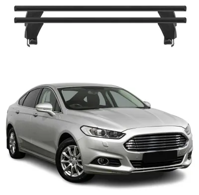 Produktbild von OMAC  Menabo Dachträger Grundträger für Ford Mondeo IV 2014-2023 Alu Schwarz, KI-generiertes Bild