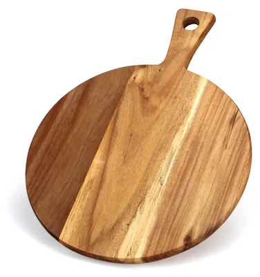 Productafbeelding van Rond Snijplank van Akazienhout 40 cm